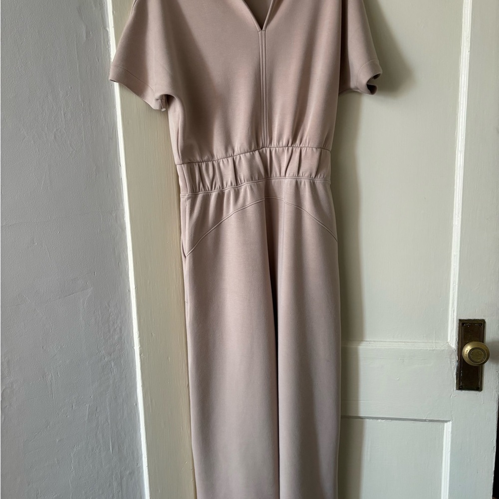 SPANX Air Essentials Crop Wide Leg Jumpsuit - Picture 3 of 5
